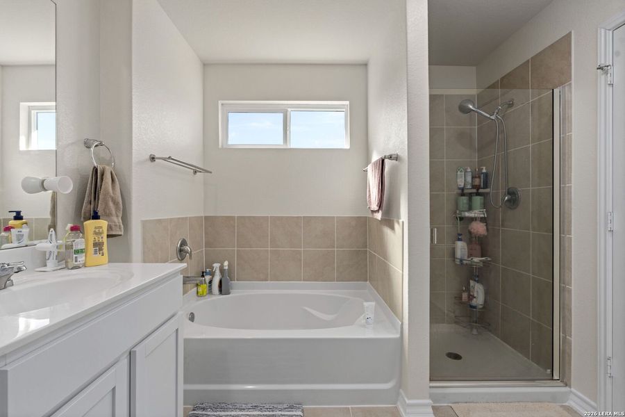 Furnished interior view inside a new home in The Canyons at Amhurst, San Antonio (Image 33).