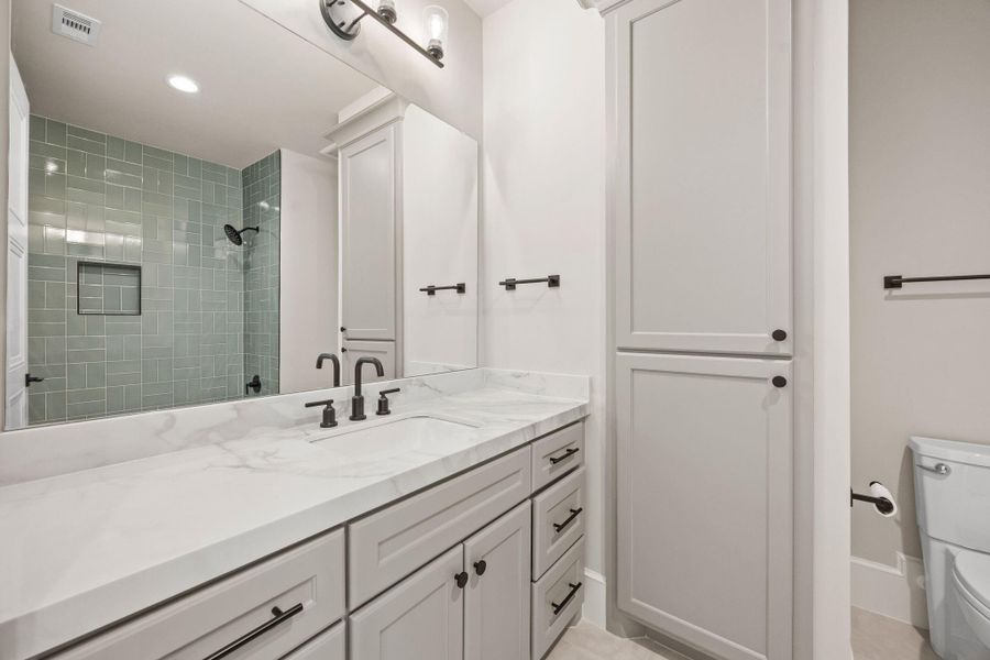 Furnished interior view inside a new home in , Houston (Image 15).