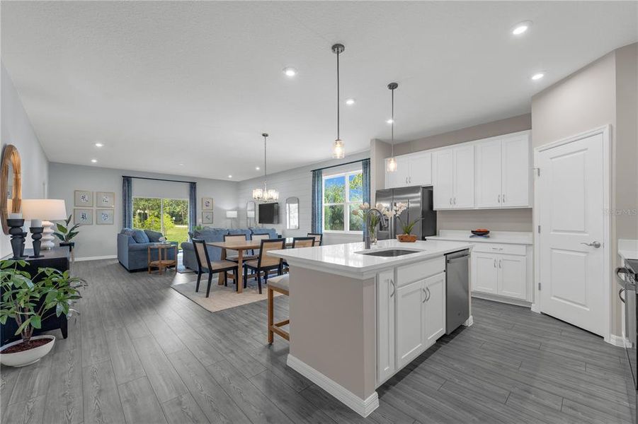 Furnished interior view inside a new home in Green Leaf, West Melbourne (Image 30).