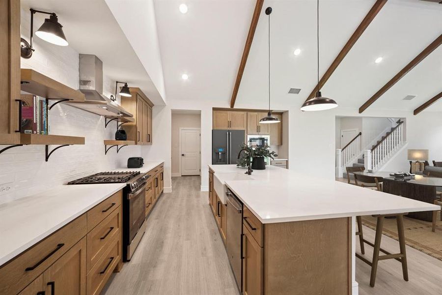 Furnished interior view inside a new home in Elevon, Lavon (Image 16). Furnished interior view inside a new home in Elevon, Lavon (Image 16).