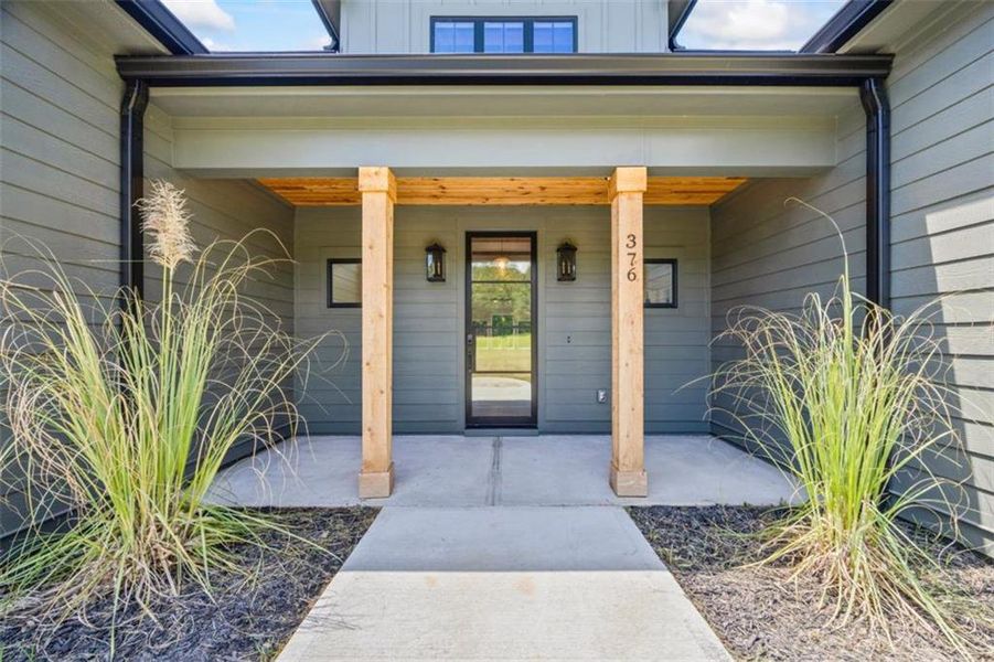 Exterior details and patio area of a home in , Monroe (Image 35).