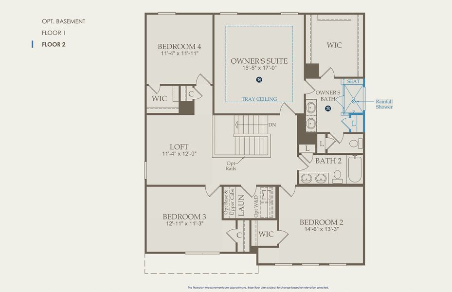 Murphy Floor Plan, Quick Move-In Home, Floor 2