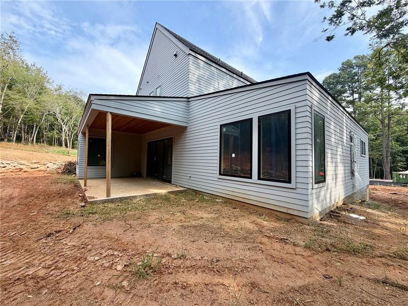 Exterior details and patio area of a home in Aster, Roswell (Image 3).