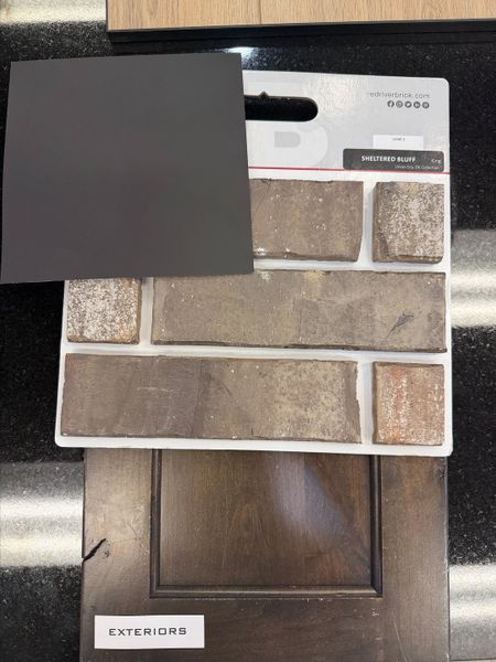Sample of building materials used in homes in Trail Creek, Cleburne (Image 3). Sample of building materials used in homes in Trail Creek, Cleburne (Image 3).
