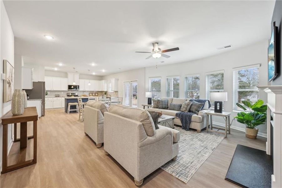 Furnished interior view inside a new home in Stephen's Landing, Loganville (Image 7).