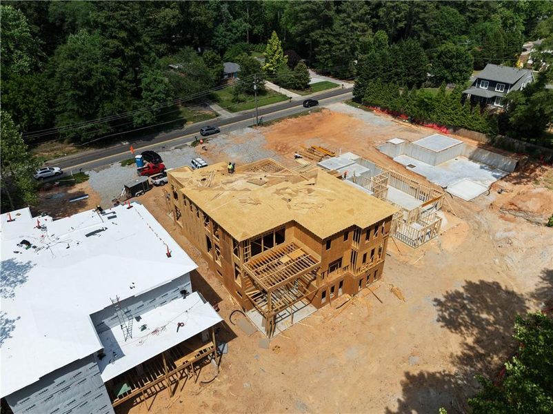 In-progress construction of a new home in , Atlanta, GA (Image 13).