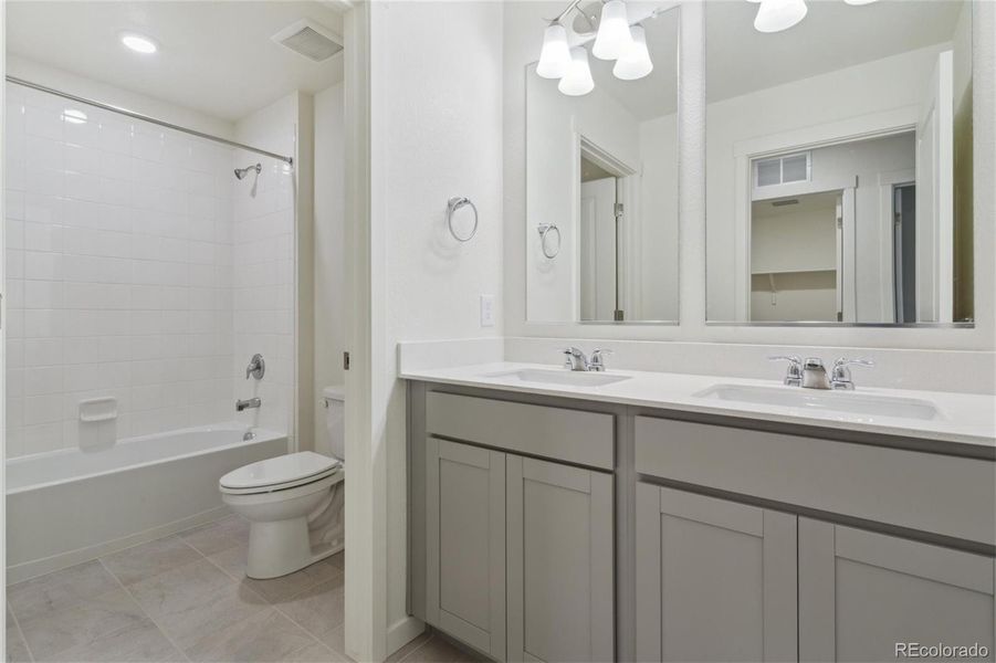 Furnished interior view inside a new home in The Ridge at Lorson Ranch, Colorado Springs (Image 13).