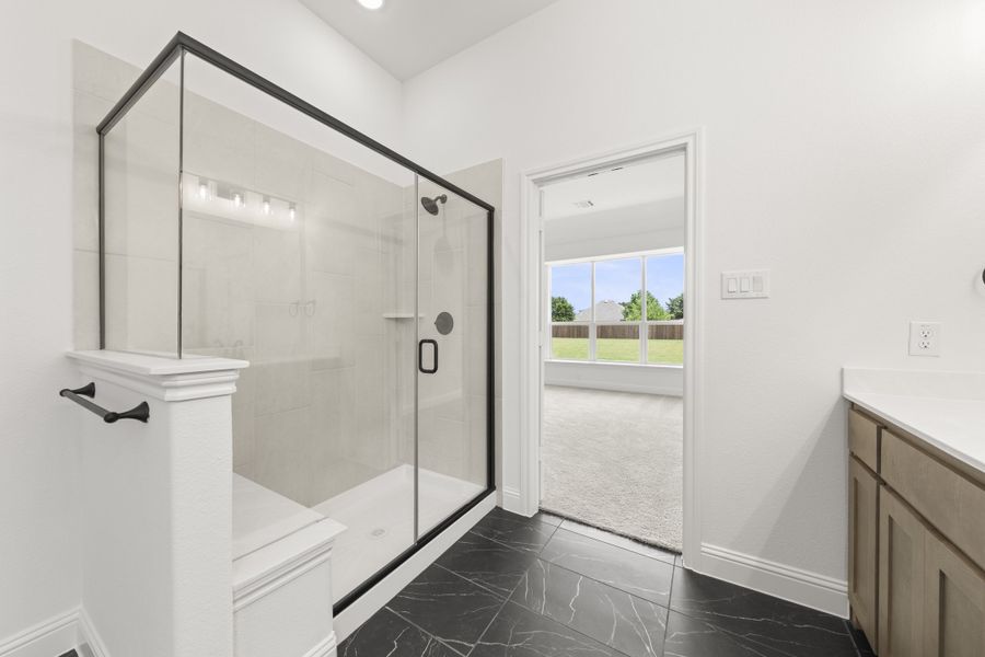 Furnished interior view inside a new home in Lovers Landing, Forney (Image 10).