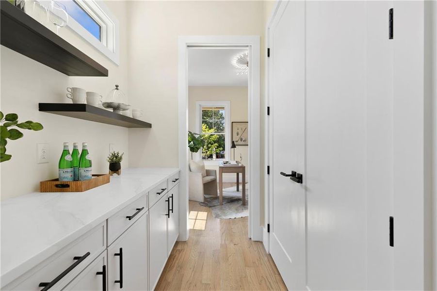 Furnished interior view inside a new home in , Atlanta (Image 8).
