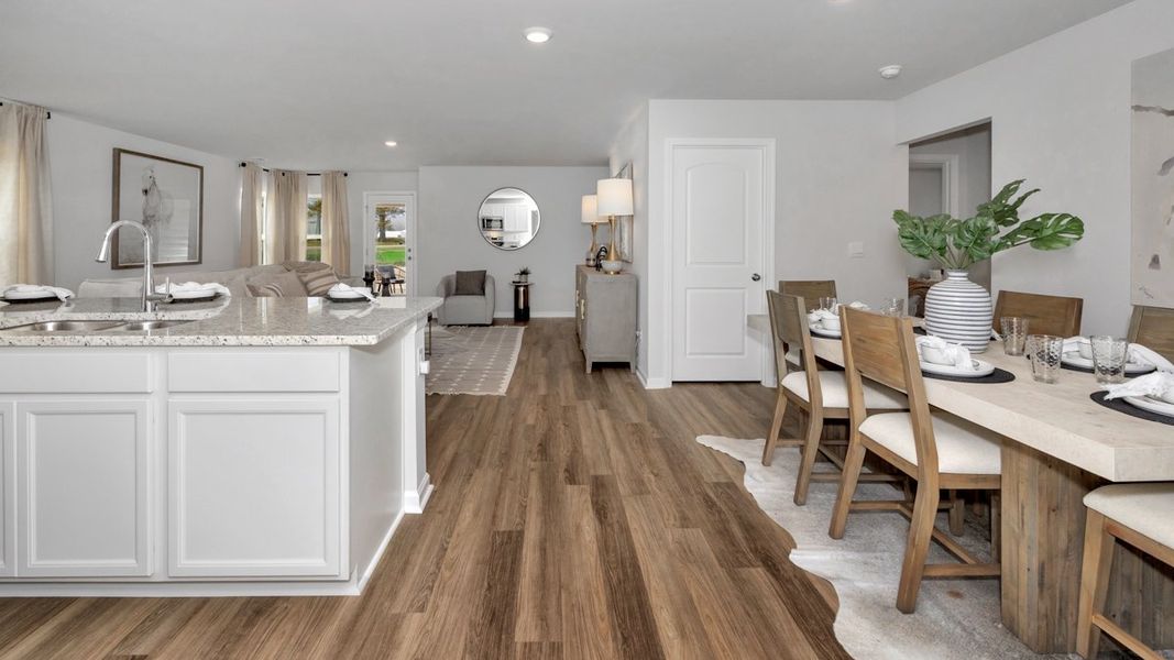 Representative furnished interior of a home built from the Lakeside by D.R. Horton in Bailey Park, Fayetteville (Image 7).