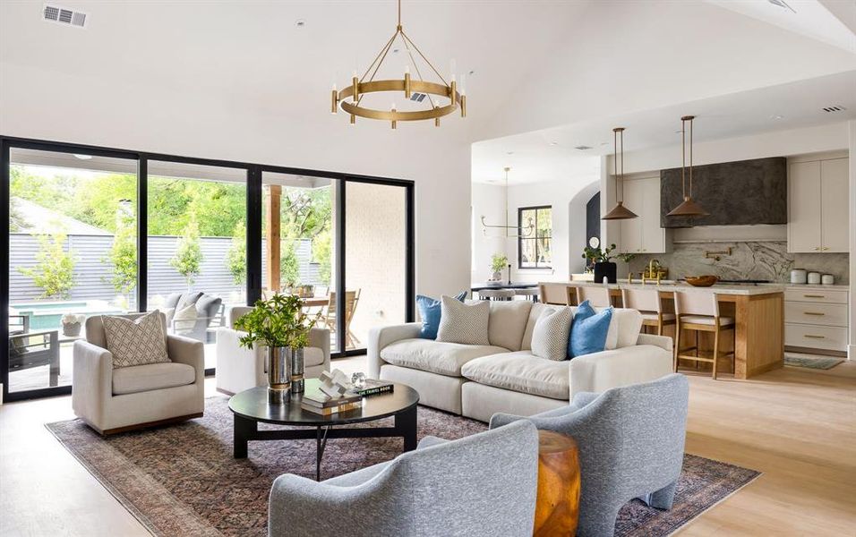 Furnished interior view inside a new home in , Dallas (Image 6).