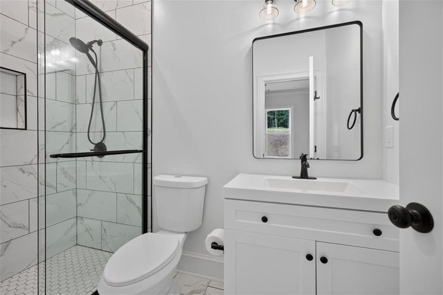 Furnished interior view inside a new home in , Hoschton (Image 31).