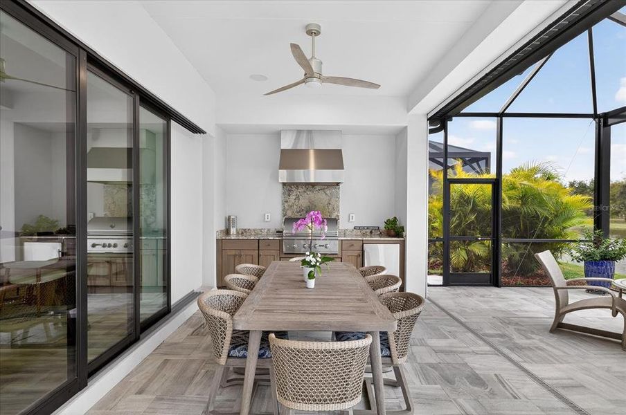 Exterior details and patio area of a home in , Bradenton (Image 33).