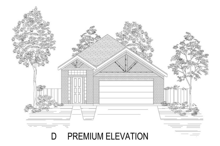 Representative rendering of the exterior for the Grayson F by First Texas Homes (Image 6). Representative rendering of the exterior for the Grayson F by First Texas Homes (Image 6).