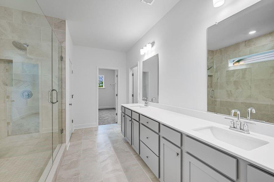 Furnished interior view inside a new home in Reserve at Hickory Walk, Kennesaw (Image 8). Furnished interior view inside a new home in Reserve at Hickory Walk, Kennesaw (Image 8).