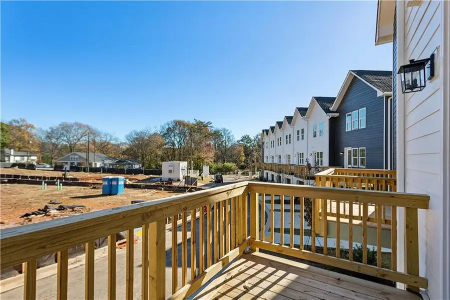 Exterior details and patio area of a home in , Atlanta (Image 2). Exterior details and patio area of a home in , Atlanta (Image 2).