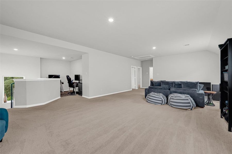 Furnished interior view inside a new home in River's Edge, Conroe (Image 26).