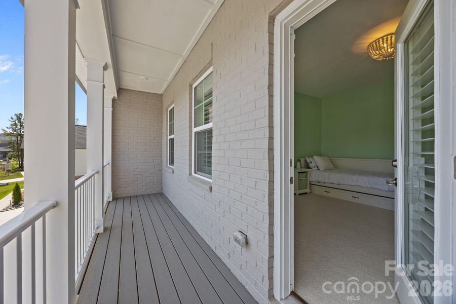 Exterior details and patio area of a home in Olmsted, Huntersville (Image 26).