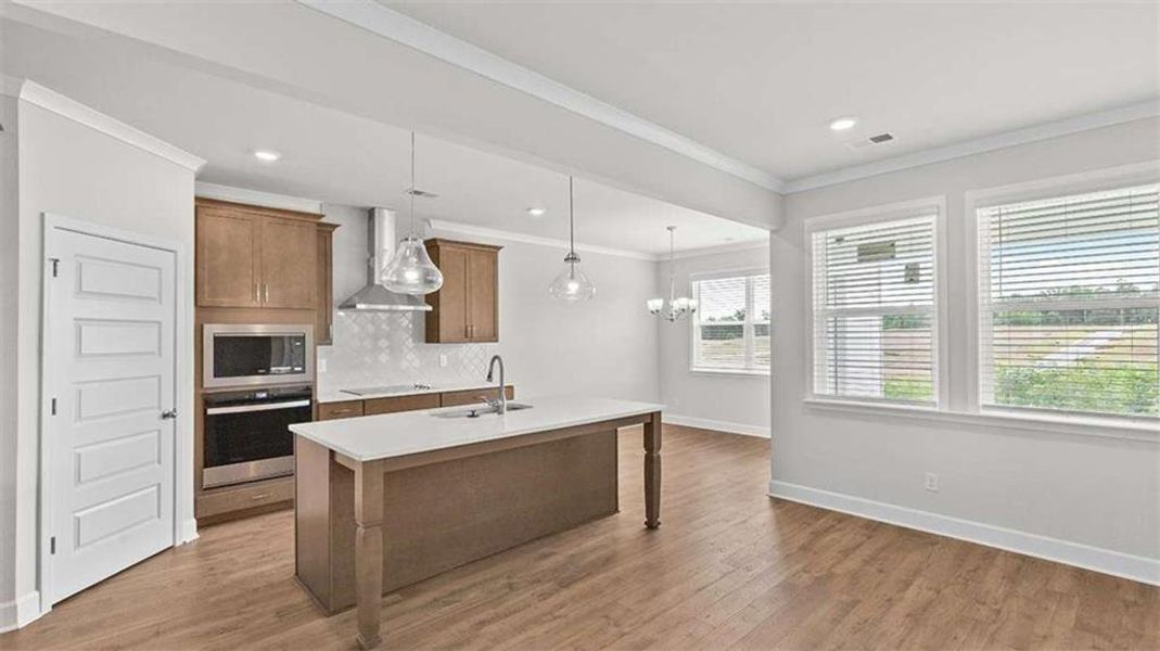 Furnished interior view inside a new home in Kingston Ranch at Lake Oconee, Buckhead (Image 13).