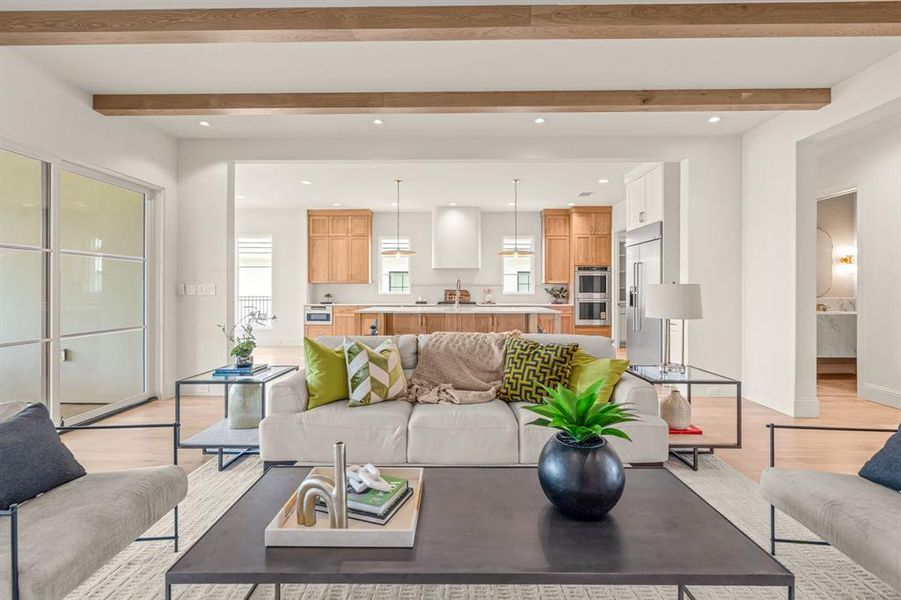 Furnished interior view inside a new home in , Fort Worth (Image 19).