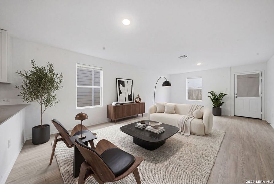 Furnished interior view inside a new home in Aston Park, San Antonio (Image 8).