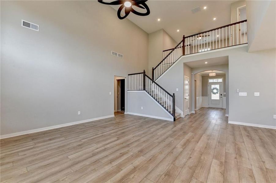 Spacious, unfurnished interior of a new home in The Reserve At Liberty Park, Braselton (Image 31).