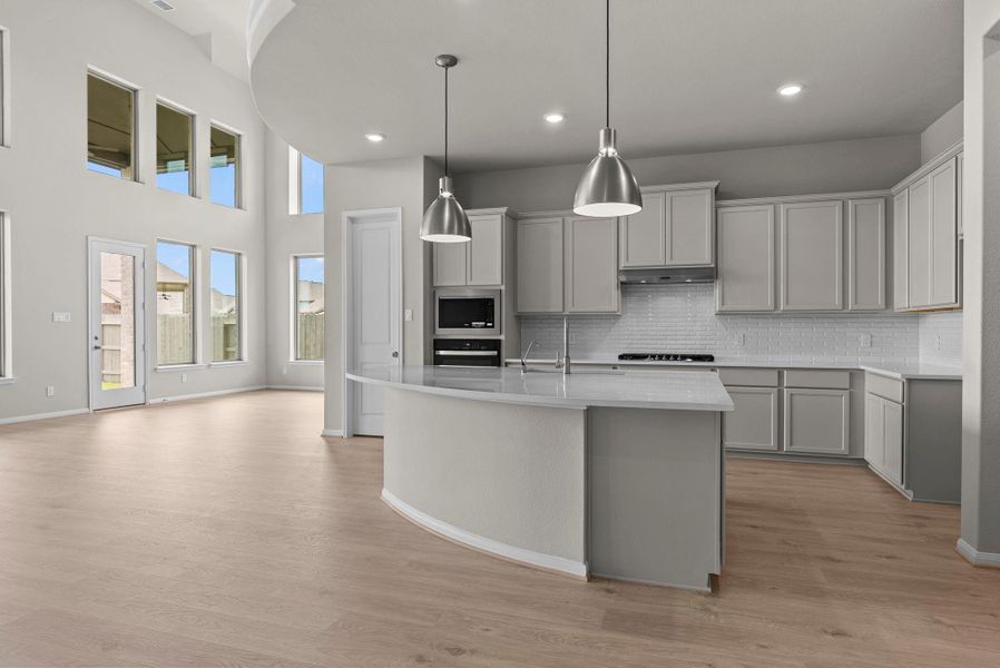 Furnished interior view inside a new home in Pomona, Manvel (Image 11).