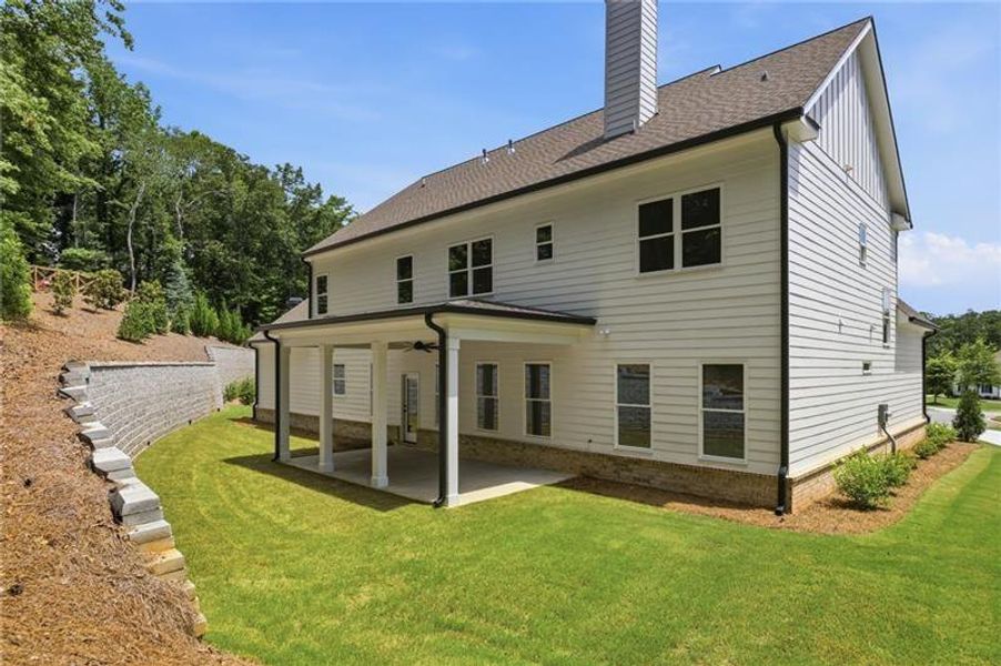 Exterior details and patio area of a home in , Marietta (Image 3).