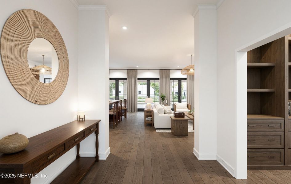 Furnished interior view inside a new home in , Ponte Vedra Beach (Image 8).