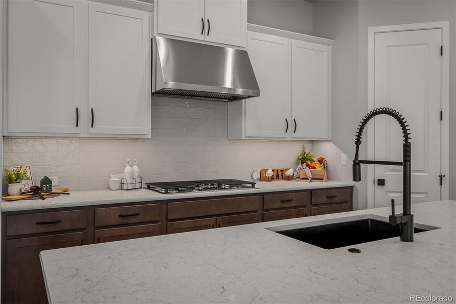 Furnished interior view inside a new home in Revel Crossing at Wolf Ranch – The Outlook Collection, Colorado Springs (Image 12).