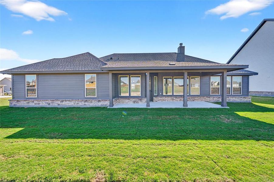 Exterior details and patio area of a home in Fairview Meadows, New Fairview (Image 4). Exterior details and patio area of a home in Fairview Meadows, New Fairview (Image 4).