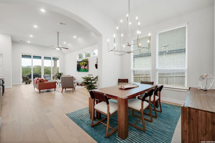 Furnished interior view inside a new home in Ventana, Bulverde (Image 23).