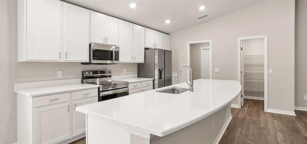 Furnished interior view inside a new home in The Crossings - Single-Family Homes, St. Cloud (Image 6).
