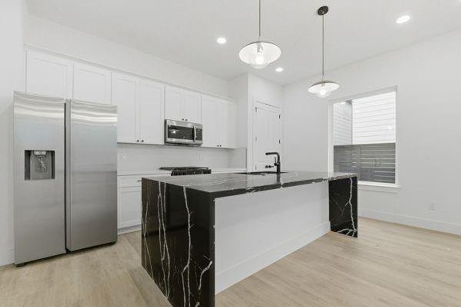 Furnished interior view inside a new home in , Houston (Image 17).