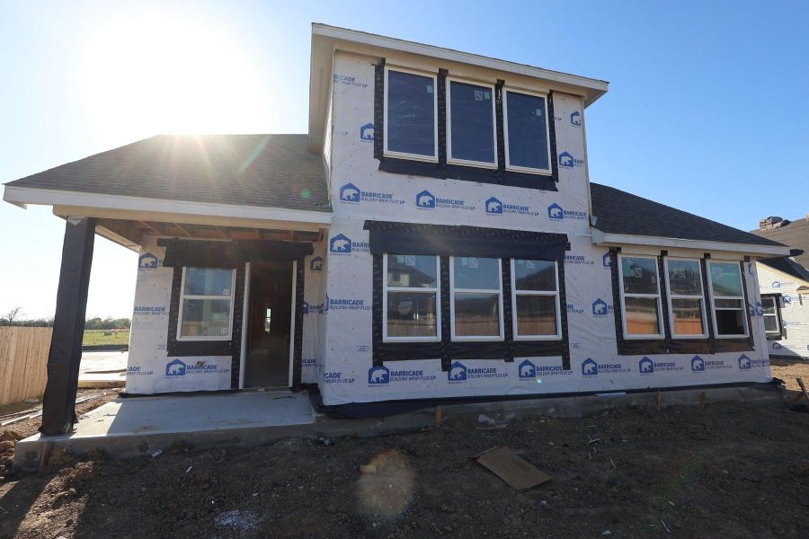 Backyard with covered patio - still under construction! Backyard with covered patio - still under construction!
