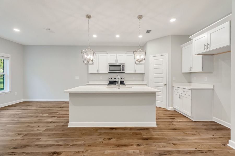 Furnished interior view inside a new home in Oak Hollow, Crestview (Image 12). Furnished interior view inside a new home in Oak Hollow, Crestview (Image 12).