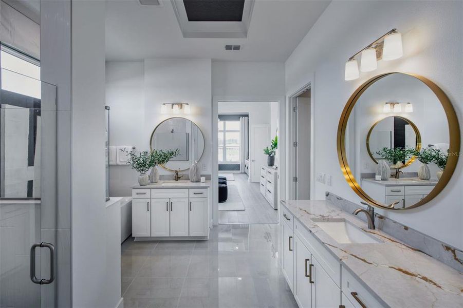Furnished interior view inside a new home in Two Rivers, Zephyrhills (Image 4).