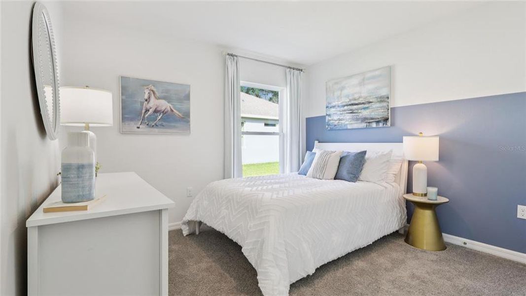 Furnished interior view inside a new home in Silver Springs Shores Spot Lots, Ocala (Image 3).