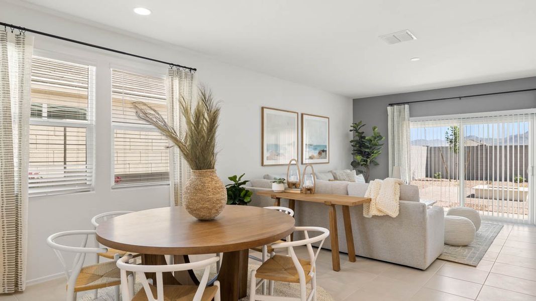 Furnished interior view inside a new home in Elena Trails, Maricopa (Image 8).