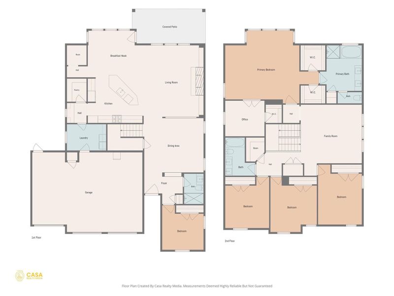 2D floor plan layout of this home in , Round Rock, TX (Image 4).