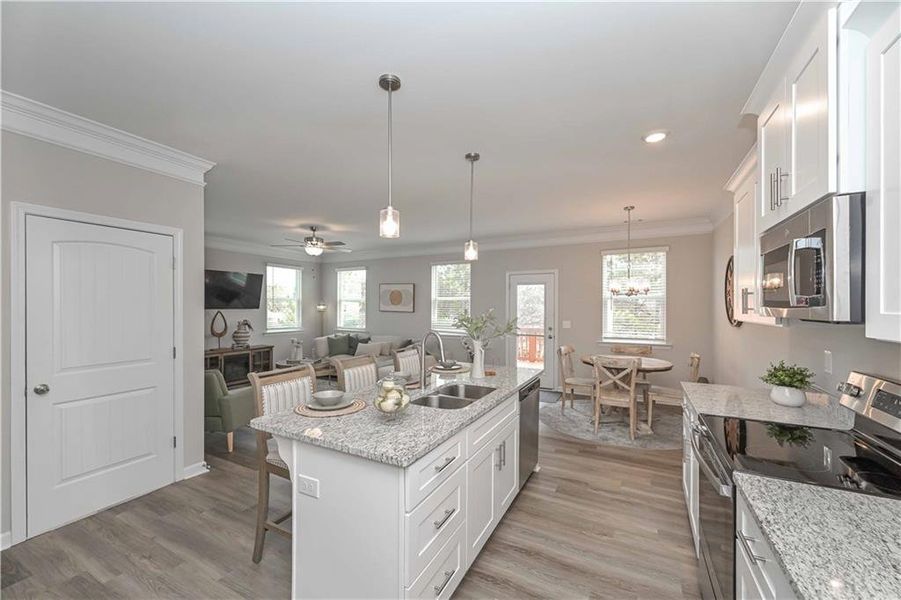 Furnished interior view inside a new home in , Douglasville (Image 11).