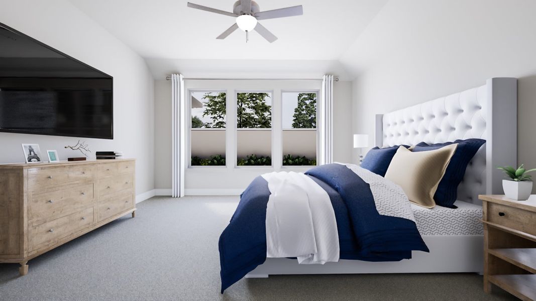 Representative furnished interior of a home built from the Bryson by Tri Pointe Homes in LaPrelle, Haslet (Image 11).