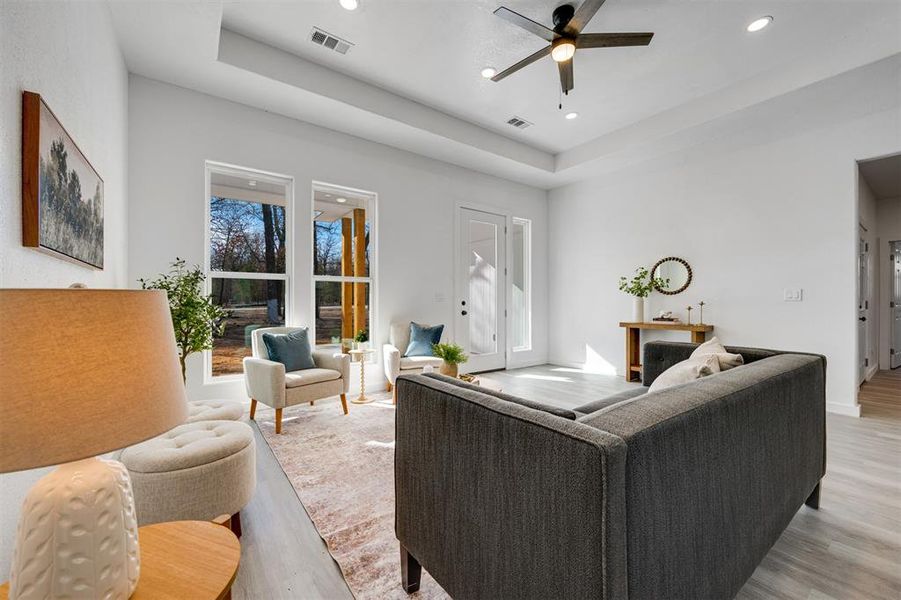 Furnished interior view inside a new home in , Sumner (Image 8).