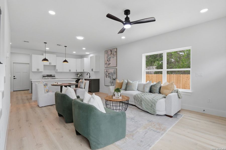 Furnished interior view inside a new home in , San Antonio (Image 15).