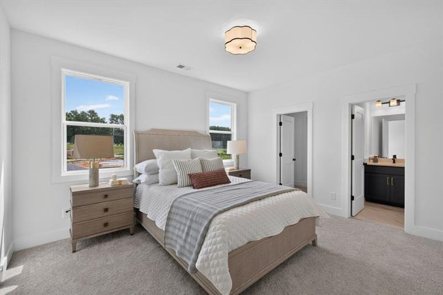 Furnished interior view inside a new home in Livingstone Park, Kennesaw (Image 25).