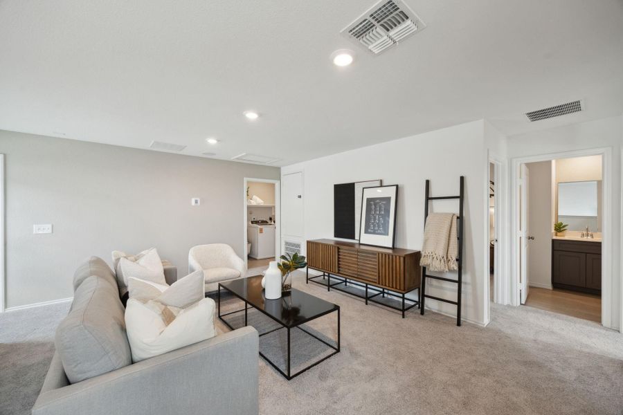 Furnished interior view inside a new home in Windcress, Cove (Image 15).