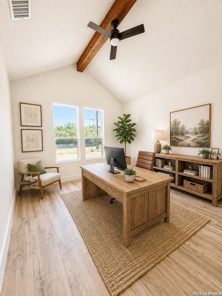 Furnished interior view inside a new home in , Bulverde (Image 12).