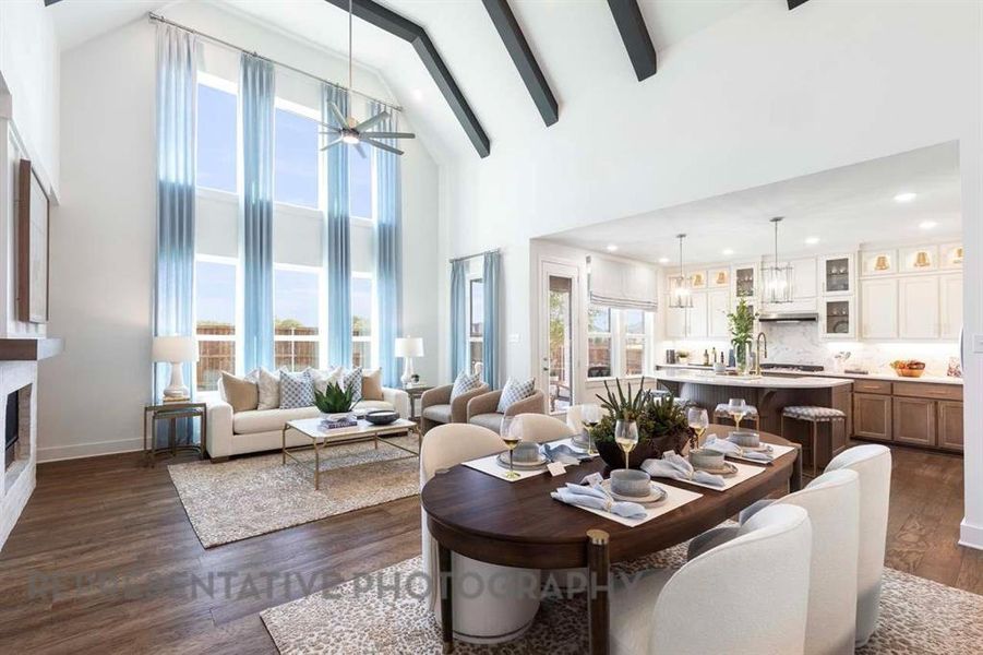 Furnished interior view inside a new home in Heritage Ranch, Sherman (Image 9).
