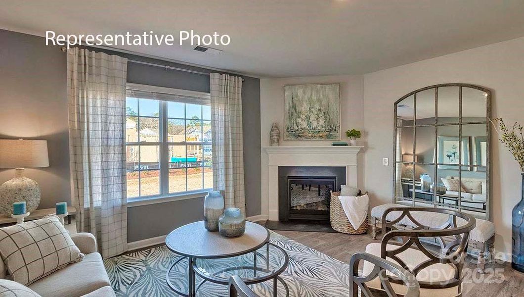 Furnished interior view inside a new home in Woodhaven at Chester, Chester (Image 12). Furnished interior view inside a new home in Woodhaven at Chester, Chester (Image 12).