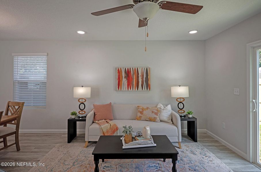 Furnished interior view inside a new home in , Jacksonville (Image 20).
